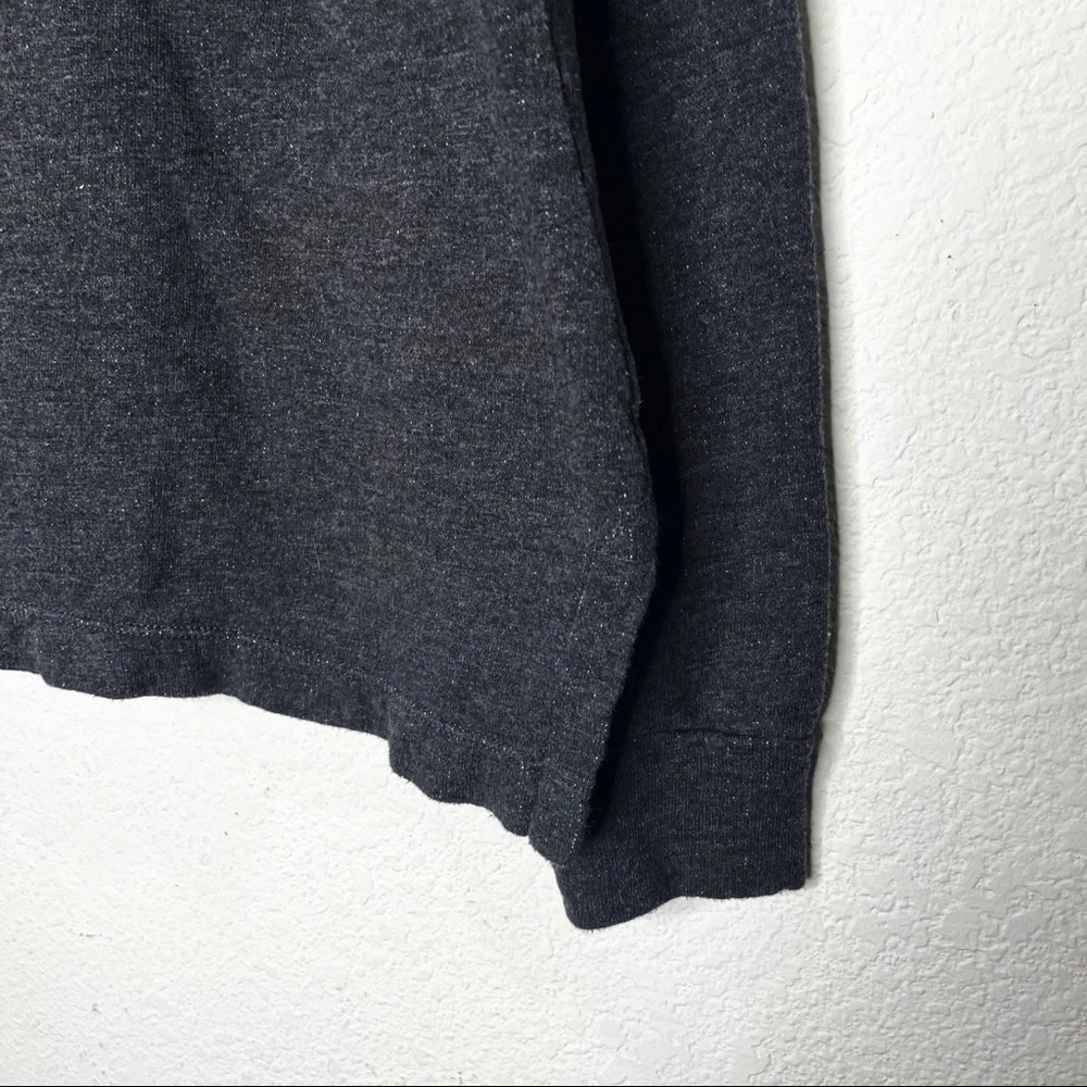 J. Crew Cozy Turtleneck Cowl Vintage Fleece Terry Sweatshirt Pullover Gorpcore